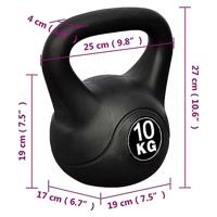 VidaXL Kettlebell 10 kg - thumbnail
