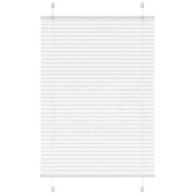 VidaXL Plissé rolgordijn 100x150 cm stofbreedte 99,4cm polyester wit VidaXL Plissé rolgordijn 100x150 cm stofbreedte 99,4cm polyester wit