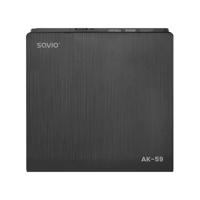 SAVIO AK-59 Externe dunne CD/DVD-recorder R/RW - USB-C/USB-A, zwart - thumbnail