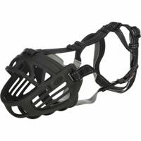 TRIXIE MUILKORF MUZZLE FLEX SILICONE ZWART S 20X20 CM - thumbnail
