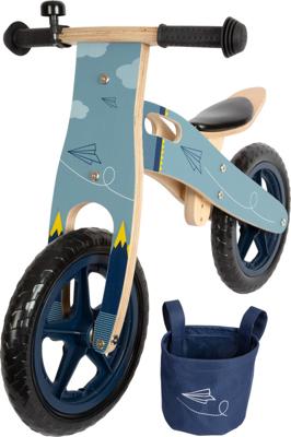 Small Foot houten vliegtuig blauw - thumbnail