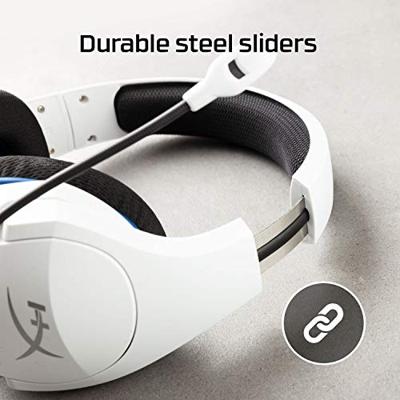 HyperX Cloud Stinger Core Over Ear headset Radiografisch Stereo Wit, Blauw Volumeregeling, Microfoon uitschakelbaar (mute) Gamen