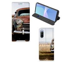 Sony Xperia 10 III Stand Case Vintage Auto - thumbnail