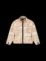 Poederbaas Four Seasons Sherpa AOP Fleece Heren White Multi L - thumbnail