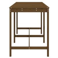 Tuintafel 203,5x90x110 cm massief grenenhout honingbruin - thumbnail