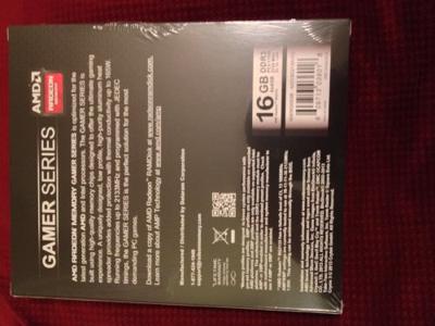 AMD AG316G2130U1Q Gaming Series werkgeheugen 16 GB (2133 MHz, C10, Radeon) DDR3-RAM