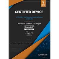 ACT Connectivity USB-C of USB-A Dual Monitor Docking Station dockingstation - thumbnail