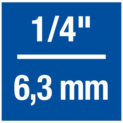 Brilliant Tools BT020909 BT020909 Dopsleuteladapter Aandrijving 1/4 (6.3 mm) 30 mm 1 stuk(s)