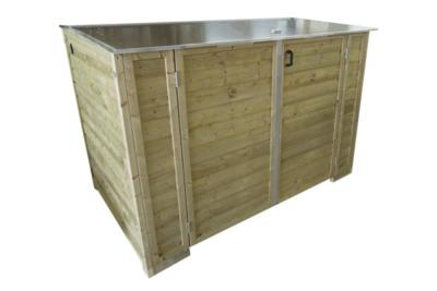 Lutrabox Multi-functionele fietsenberging 203x125x141 cm- - Hout- Lutrabox