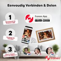 Denver PFF1543LW Digitale WiFi-fotolijst 39.6 cm 15.6 inch Energielabel: D (A - G) 1920 x 1080 Pixel 16 GB Hout - thumbnail