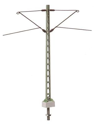 sommerfeldt 186 HO DB vakwerkmast midden met 2 beugels (1 stuk)