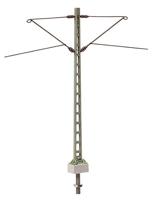 sommerfeldt 186 HO DB vakwerkmast midden met 2 beugels (1 stuk) - thumbnail