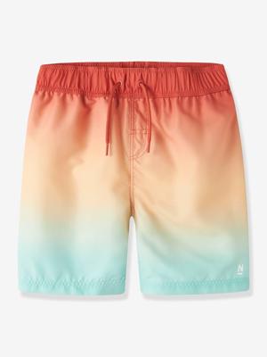 Zwemshort voor jongens met kleurverloop NAME IT koraal
