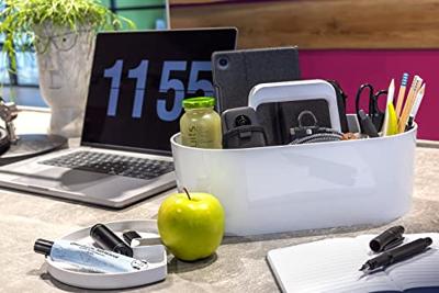 HAN HA-1200-12 Toolbox Loft Mobiele Organiser Sneeuw Wit 4 Vakken Met Uitneembaar Plateau Sneeuw Wit HAN HA-1200-12 Toolbox Loft Mobiele Organiser Sneeuw Wit 4 Vakken Met Uitneembaar Plateau Sneeuw Wit