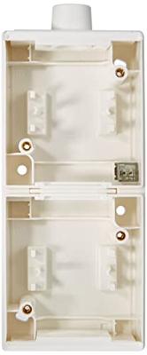 Busch-Jaeger 2CKA001684A0328 Wandcontactdoos met randaarde Inzetstuk Zuiver wit (RAL 9010), Wit 1 stuk(s)