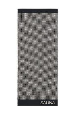 Cawö Cawö Saunahanddoek 6220 Natur Schwarz 80x200