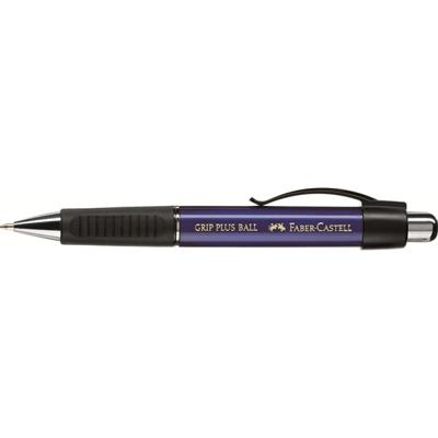 Faber Castell Balpen Grip Plus - Blauw Metallic