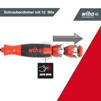 Wiha 38606 | Schroevendraaier met bitmagazijn | LiftUp 25 | magnetisch | 12 bits - 38606 - thumbnail
