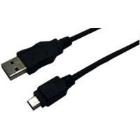 LogiLink CU0015 USB-kabel USB 2.0 USB-A stekker, USB-mini-B stekker 3.00 m Zwart - thumbnail