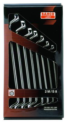Bahco ringsleutelset 8-dlg | 2M/S8