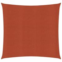 VidaXL Zonnezeil 160 g/m² 5x5 m hdpe terracottakleurig - thumbnail