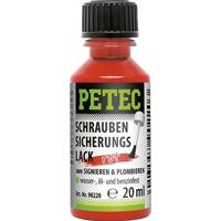 PETEC schroefbeveiliging lak safety varnish red 20ml - thumbnail
