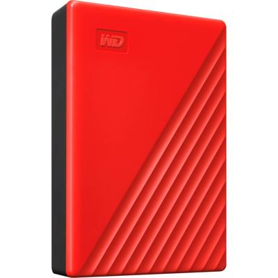 WD My Passport 4 TB Externe harde schijf (2,5 inch) USB-A 3.2 Gen 1 Rood WDBPKJ0040BRD-WESN WD My Passport 4 TB Externe harde schijf (2,5 inch) USB-A 3.2 Gen 1 Rood WDBPKJ0040BRD-WESN