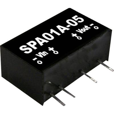 MEAN WELL SPA01B-05 DC/DC-convertermodule 200 mA 1 W Aantal uitgangen: 1 x Inhoud 1 stuk(s)