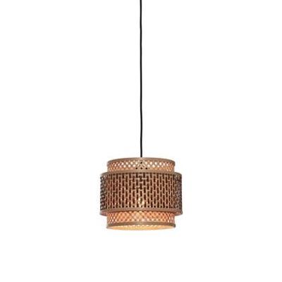 GOOD&MOJO Hanglamp 'Bhutan' Bamboe, 25cm, kleur Naturel GOOD&MOJO Hanglamp 'Bhutan' Bamboe, 25cm, kleur Naturel
