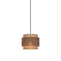GOOD&MOJO Hanglamp 'Bhutan' Bamboe, 25cm, kleur Naturel - thumbnail