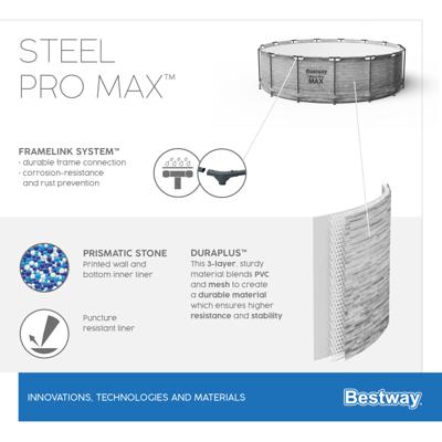 Bestway | Zwembad Steel Pro Max 488 x 122 cm