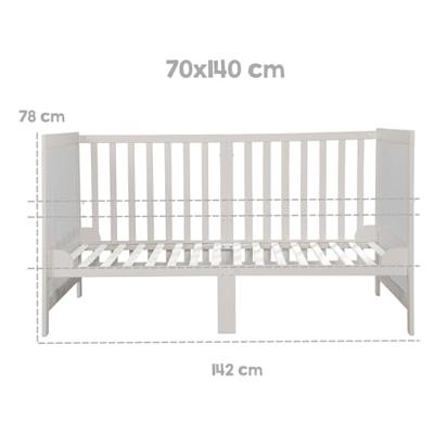 roba Kinderbed Easy Sleep 70 x 140 cm (naturel grijs) roba Kinderbed Easy Sleep 70 x 140 cm (naturel grijs)