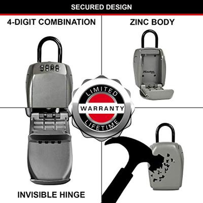 Masterlock Zinc alloy body - Dual locking levers - Optimized storage capacity - P - 5414EURD