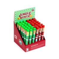Jingle Kerstmis Meerkleurige Pen (6 kleuren) - thumbnail