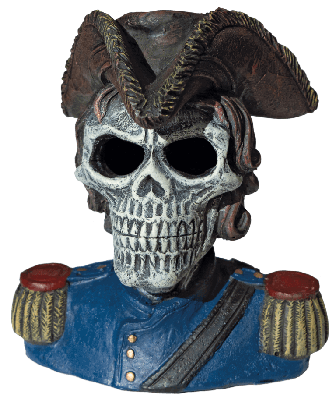 Superfish Deco Led Skull Pirate Handgeschilderde Aquariumdecoratie - Sfeervolle Onderwaterverlichting