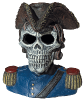 Superfish Deco Led Skull Pirate Handgeschilderde Aquariumdecoratie - Sfeervolle Onderwaterverlichting - thumbnail