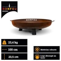 BonFeu - Vuurschaal BonBowl Plus 100 - Corten - thumbnail