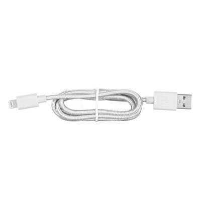 ACT Apple Lightning Kabel, MFI Gecertificeerde Lightning Kabel, Iphone Kabel Oplader Nylon Gevlochten, 2 meter - AC3092