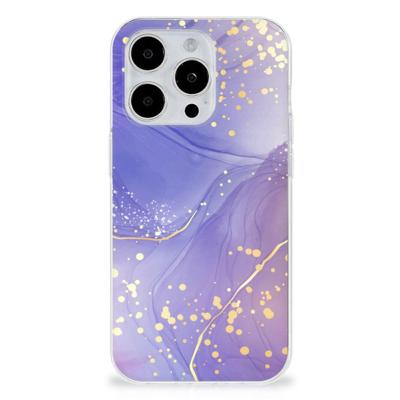 Smartphone hoesje voor iPhone 15 Pro Watercolor Paars