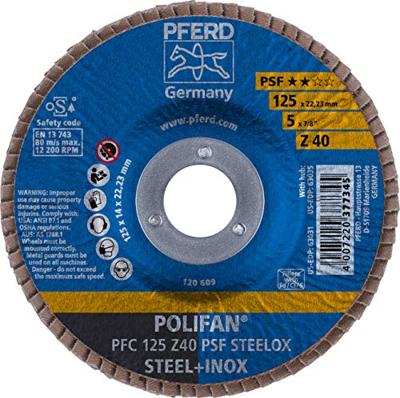 PFERD TOOLS 67764125 Z Psf Steelox Lamellenschijf Diameter 125 mm Boordiameter 22.23 mm 10 stuk(s)