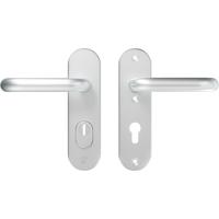 AXA | Veiligheidsbeslag Oval Plus | Kort kruk U | PC72 | SKG3 | Anti-kerntrek | Aluminium naturel - thumbnail