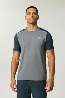 Reprimo Flight T-Shirt Heren Grijs - Maat M - Kleur: DonkergrijsLichtgrijs | Soccerfanshop