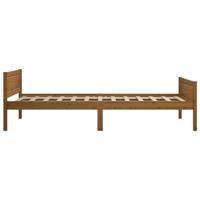 Bedframe massief grenenhout honingbruin 90x200 cm - thumbnail