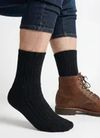 Hertex Dikke wollen sokken - gebreide sokken - 50% Wol - Warme huissokken - Bedsokken - Thermosokken dames - thumbnail