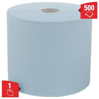 Kimberly-Clark Doekje | L380xB235ca. mm | blauw | 2 laags | 500 doeken / wiel - 7300 - 7300