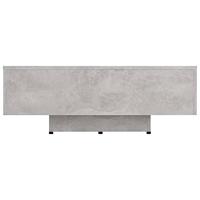 Salontafel 85x55x31 cm spaanplaat betongrijs - thumbnail