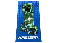 Minecraft strandlaken SSS blauw 70 x 140 cm - thumbnail