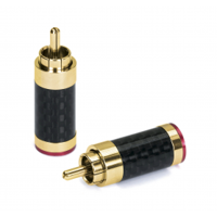 Audio Dynavox - Dynavox cinch carbon stekkerset 4 delig - thumbnail