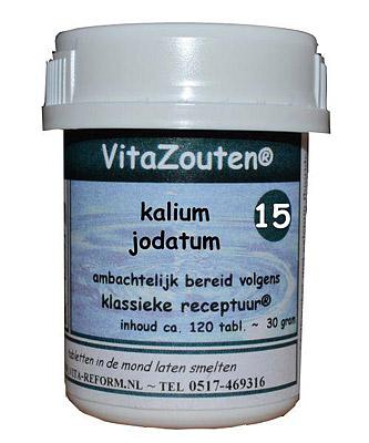 Vitazouten Kalium jodatum VitaZout nr. 15 120 Tabletten Vitazouten Kalium jodatum VitaZout nr. 15 120 Tabletten