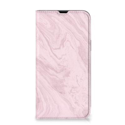 iPhone 13 Pro Max | Standcase | Marble Pink - Origineel Cadeau Vriendin